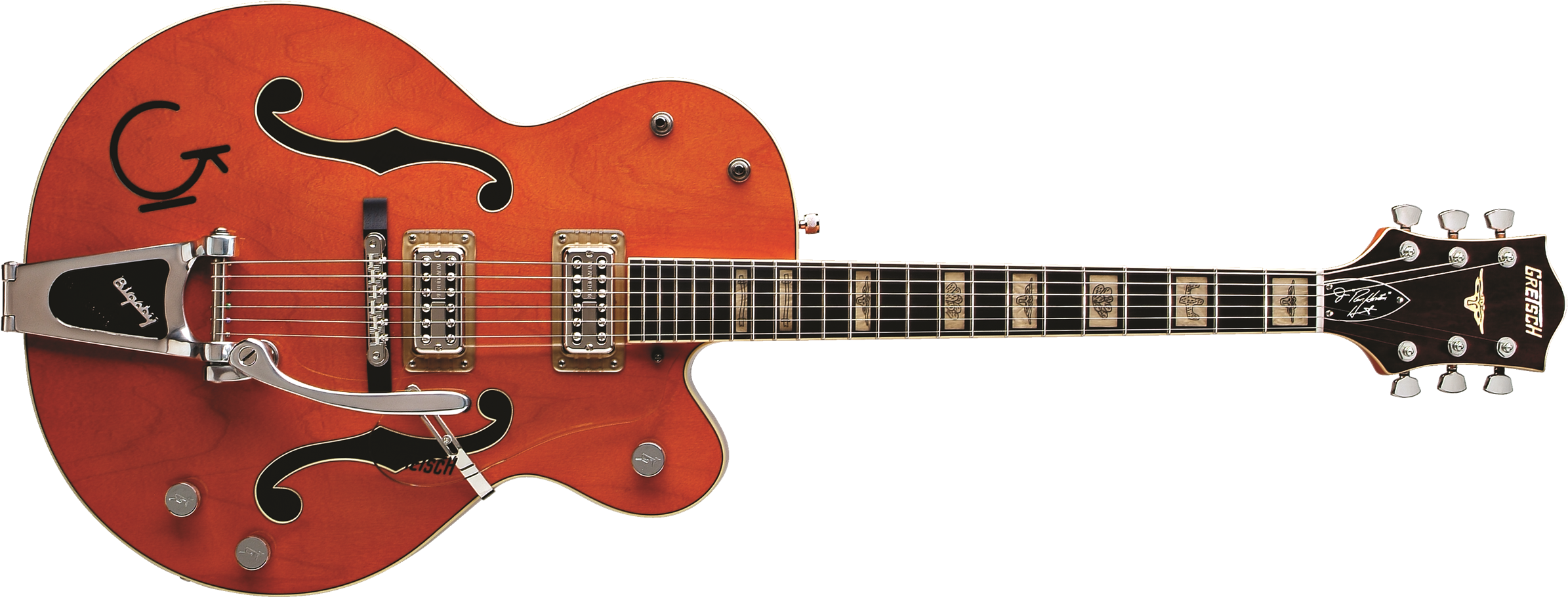 Reverend Horton Heat Guitar1 - Gretsch 6120 Clipart (2400x920), Png Download