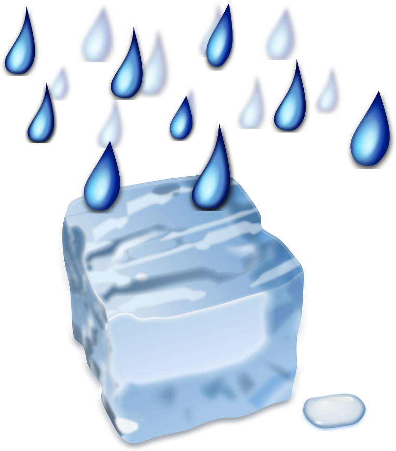 File - Oxygen15 - 04 - 1 Weather Freezing Rain - Svg - Freezing Rain Cartoon Clipart (1024x1024), Png Download
