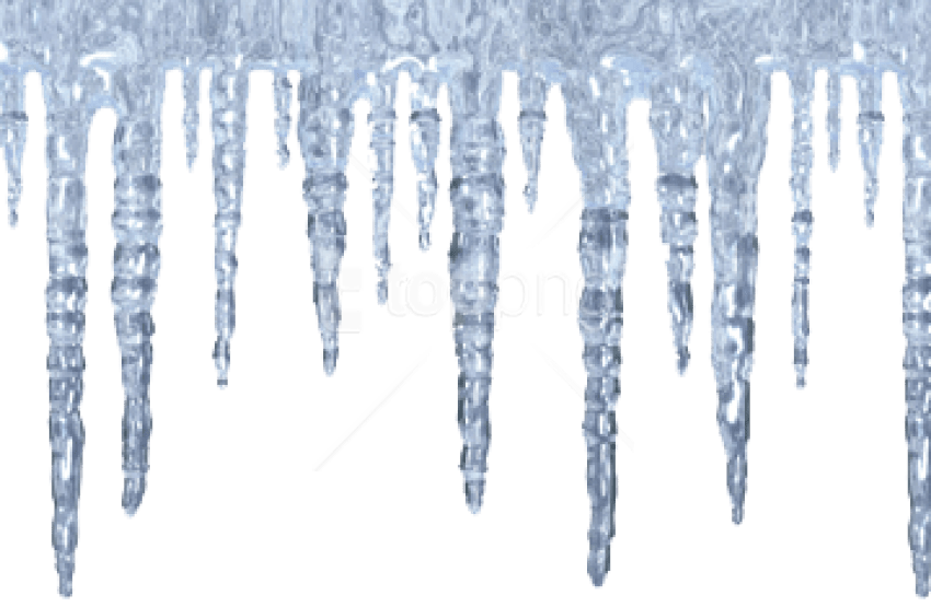 Download Icicles Images Background - Icicle Png Clipart (850x555), Png Download
