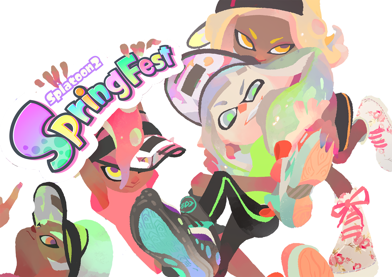 “ Springfest Transparent Edit More Edits ” - Splatoon 2 Springfest Clipart (1280x905), Png Download