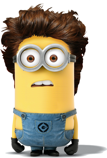 Cualquier Parecido Con La Realidad Es Coincidencia - Minion With Hair Clipart (500x683), Png Download