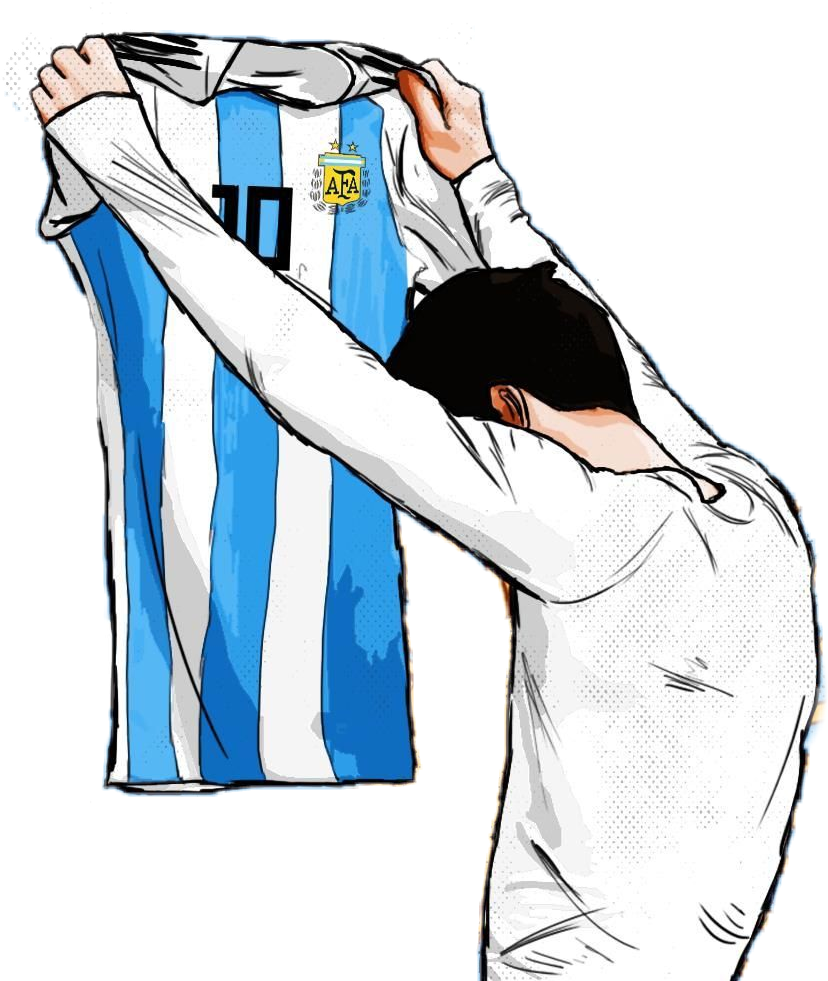 Drawing Messi Leo - Messi Goal Drawing Clipart (828x981), Png Download