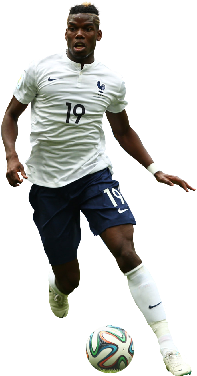 Pogba Francia Png - Paul Pogba France Png Clipart (689x1315), Png Download