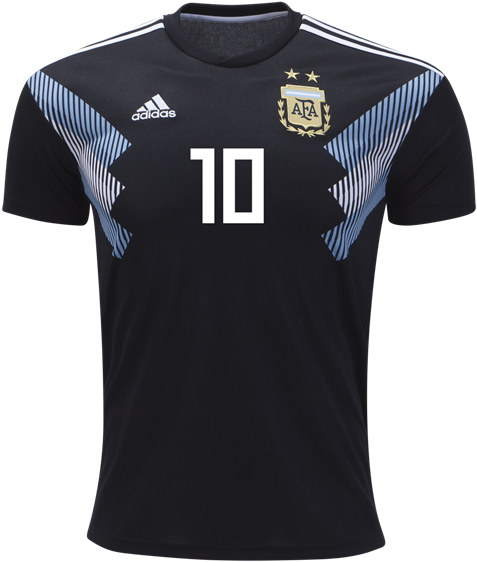 Argentina 2018 Away Jersey Messi - Messi Jersey Argentina 2018 Clipart (600x600), Png Download