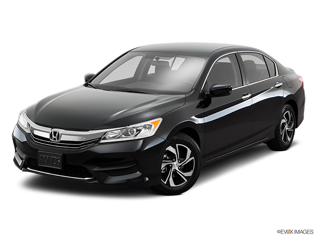 2017 Honda Accord Review - Toyota Camry Hybrid 2018 Black Clipart (640x480), Png Download