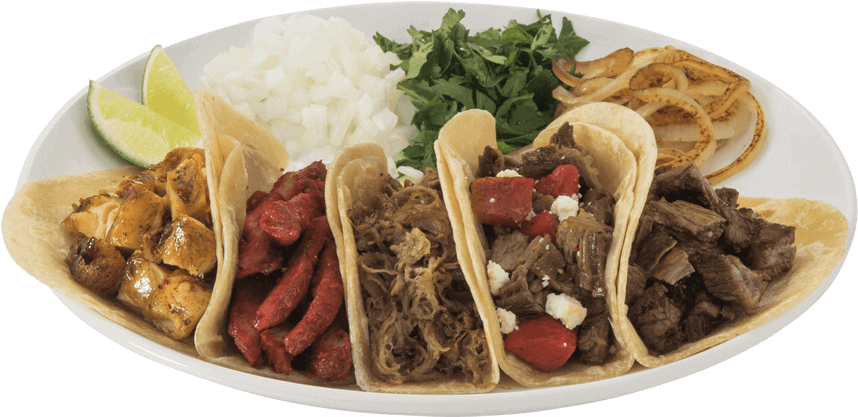 Taco De Harina De Carne Asada Png , Png Download - Tacos De Harina Png Clipart (858x417), Png Download