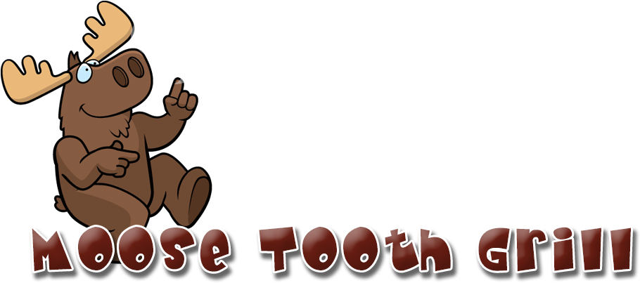 Moose Tooth Grill , Png Download - Cartoon Clipart (910x403), Png Download