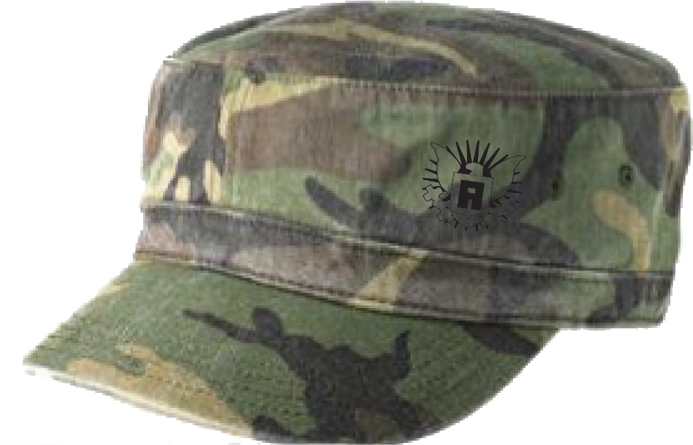 Hat Transparent Military - Camo Military Hat Clipart (1024x1024), Png Download