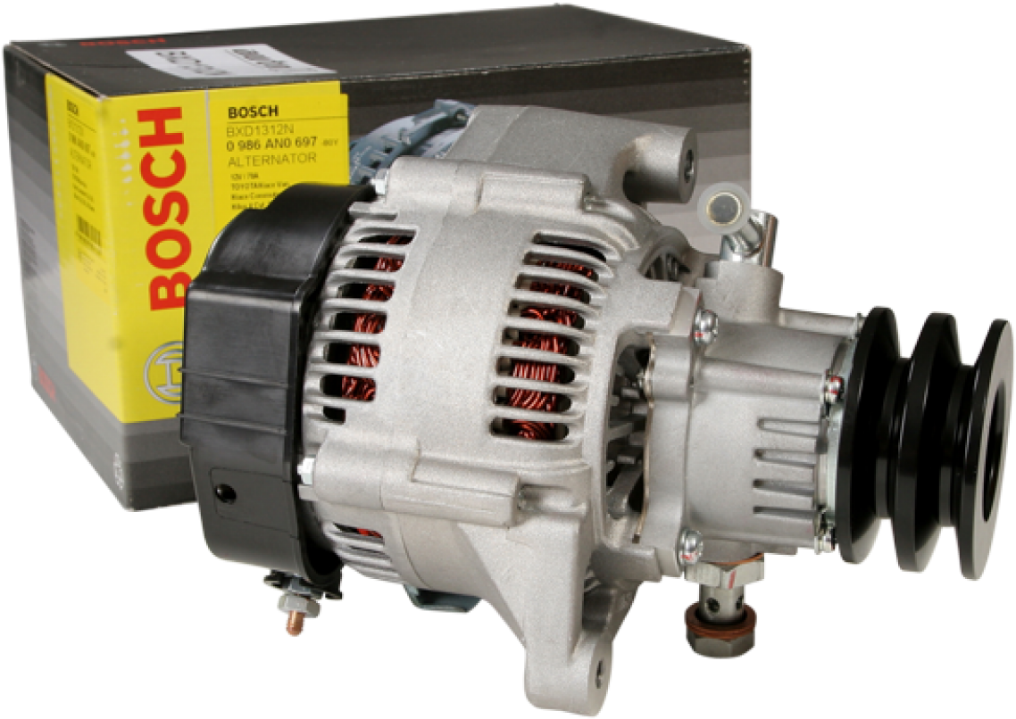 Genuine Bosch Alternator Fits Toyota Hilux Hiace With - Alternator Toyota Vigo Clipart (1200x1200), Png Download