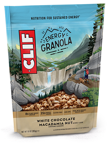 White Chocolate Macadamia Nut Flavor - Clif Granola Clipart (625x510), Png Download