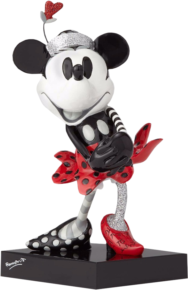Minnie Mouse 7” Statue By Romero Britto - Steamboat Minnie Britto Clipart (1200x1200), Png Download