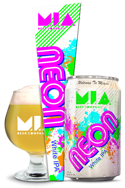Available At - - Mia Beer Company Neon Clipart (599x780), Png Download