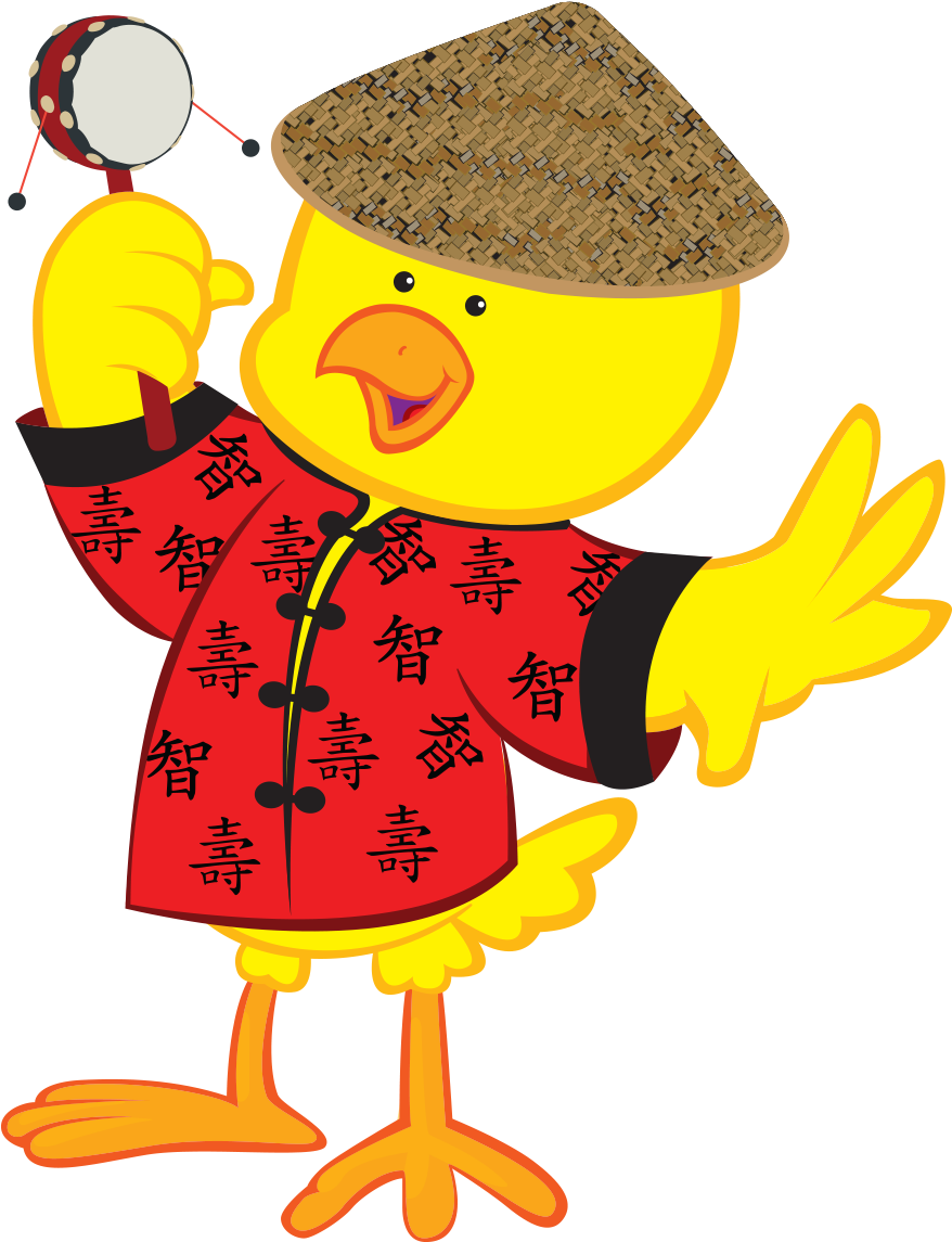 Chinese New Year Jeffrey - Cartoon Clipart (900x1500), Png Download