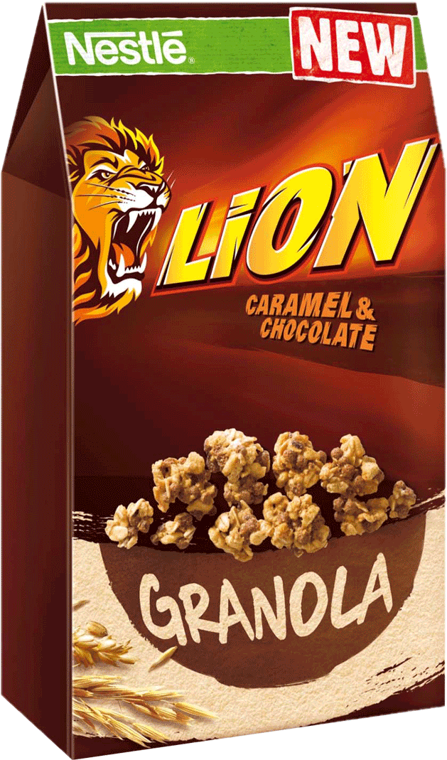 Nestle Lion Granola Lion Granola Cereal Clipart Large Size Png