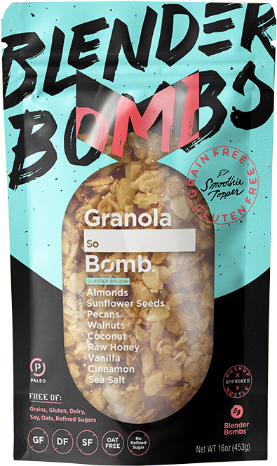Blender Bombs Granola - Popcorn Clipart (600x720), Png Download
