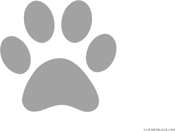 Paw Print Clipartblack Com Animal Free Black - Blue Paw Print Clipart - Png Download (700x525), Png Download