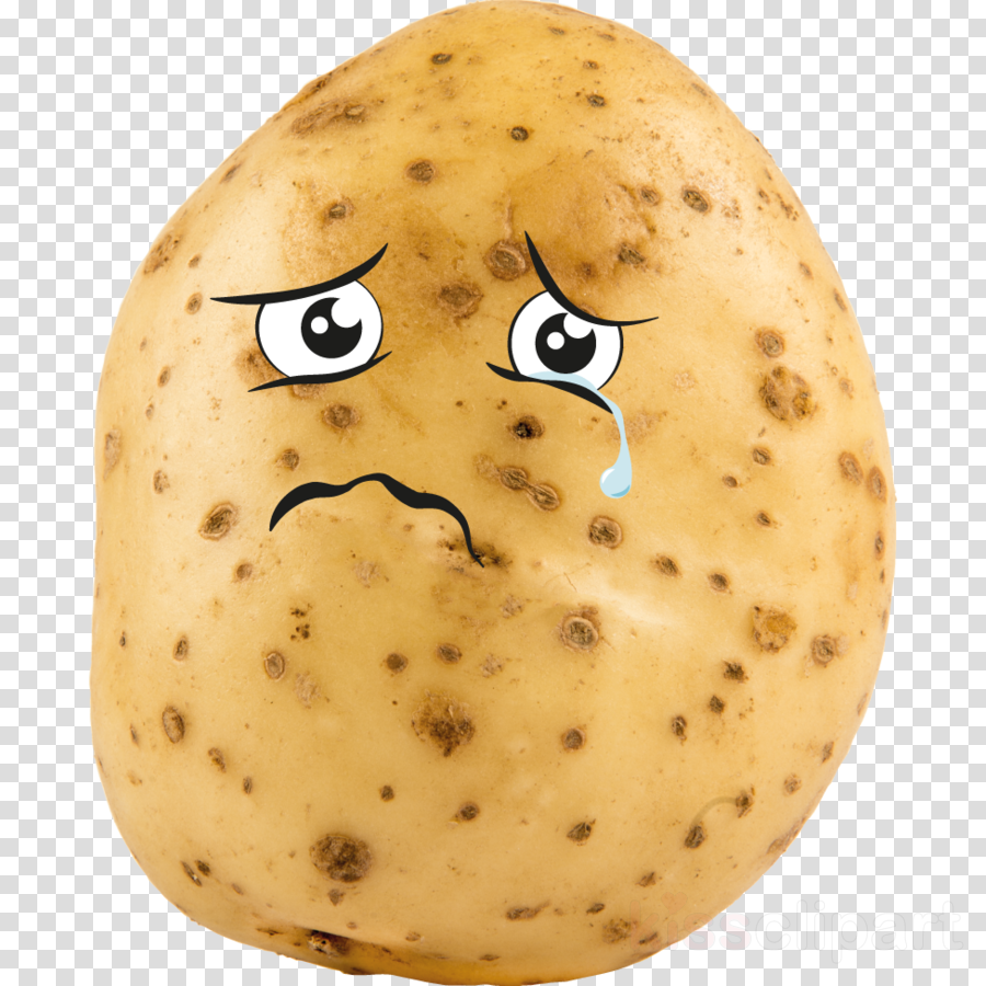 Spud Transparent Clipart Baked Potato French Fries - Potato With No Background - Png Download (900x900), Png Download