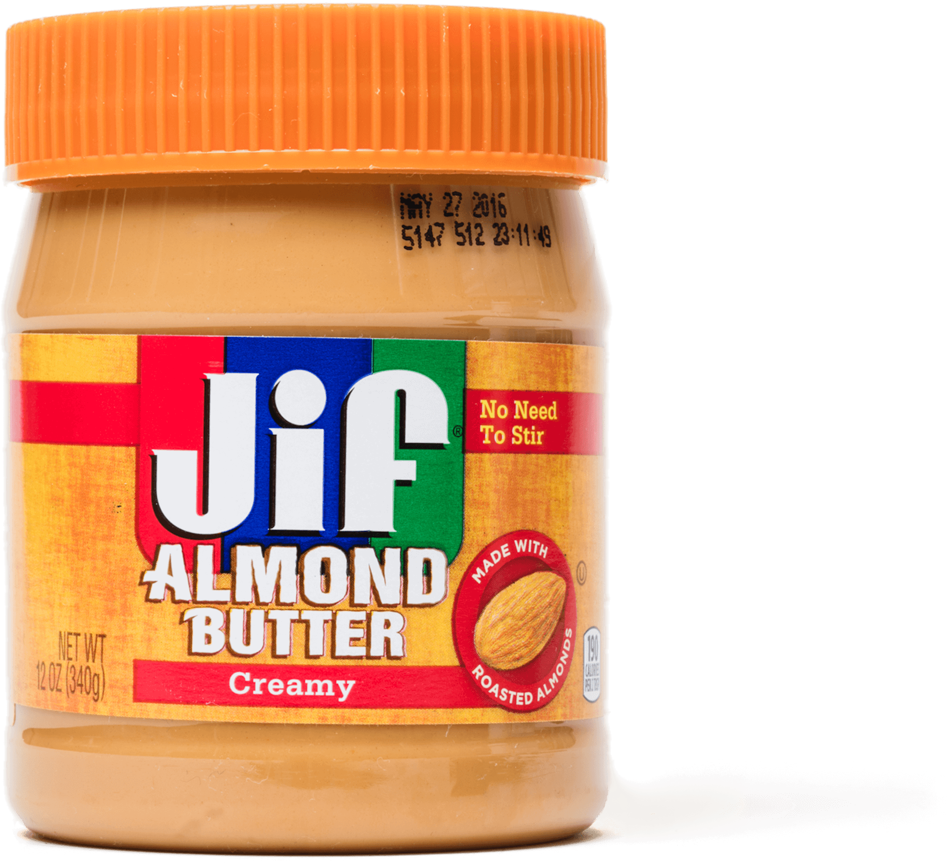 The Best Almond Butter Contains More Than Just Ground - Jif Almond Butter Creamy Clipart (2058x2058), Png Download