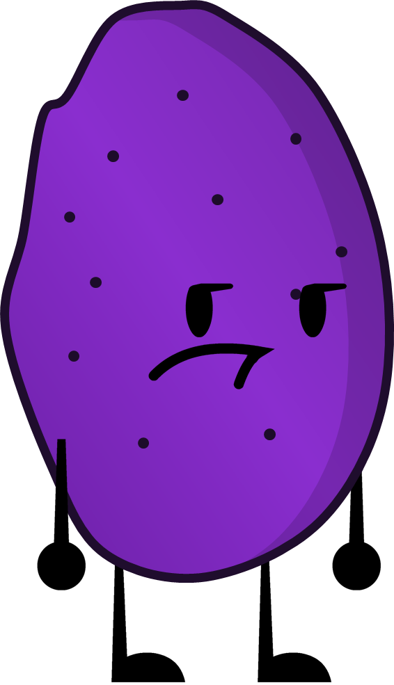 Image Potato Png Object - Purple Potato Clipart Transparent Png (566x985), Png Download