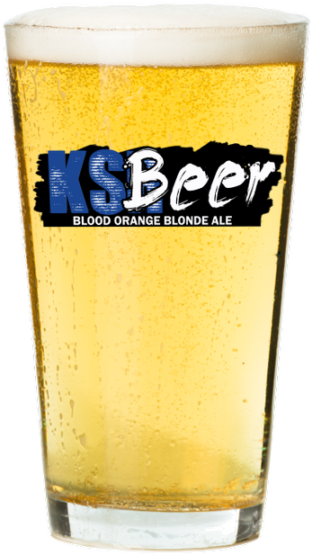 A Blood Orange Blonde Ale, Available Exclusively At - Pint Glass Clipart (1200x756), Png Download