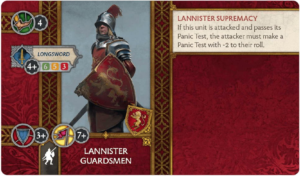 Game Of Thrones Lannister Guardsmen Guards Regiment - House Lannister Clipart (1024x576), Png Download