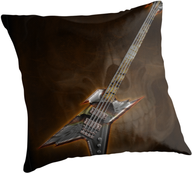 Metal " Throw Pillows By Bluesax - Good Luck Clipart (875x875), Png Download