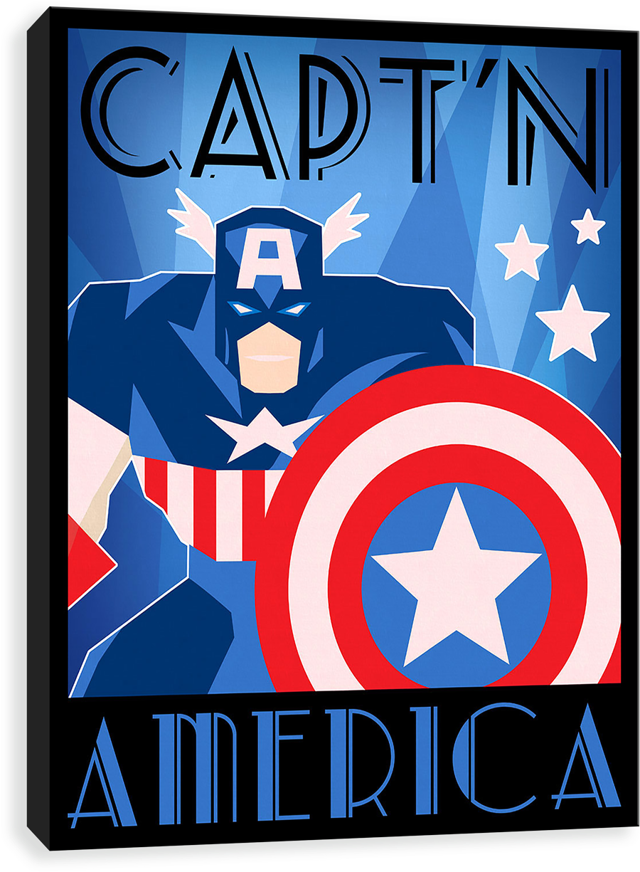 Avengers Art Deco Clipart (1280x1280), Png Download