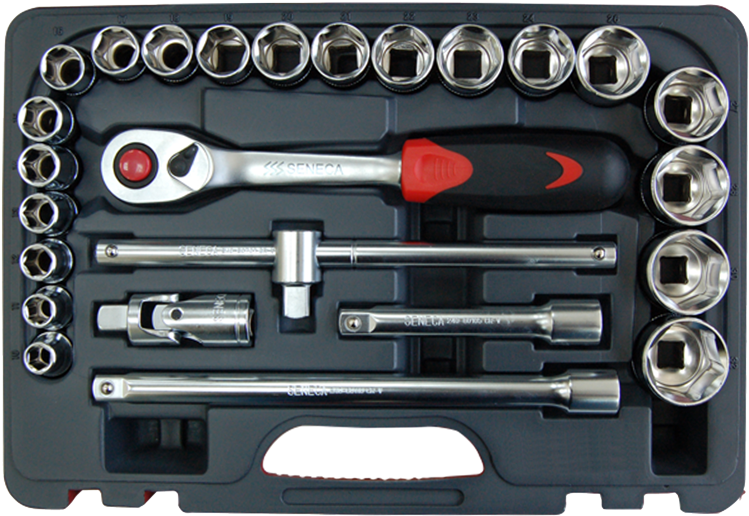 Socket Wrench Set - Metalworking Hand Tool Clipart (800x800), Png Download