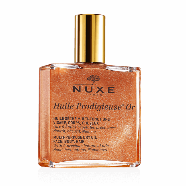 Buy Nuxe Huile Prodigieuse Shimmering Dry Oil With - Nuxe Huile Prodigieuse Precio Clipart (650x650), Png Download