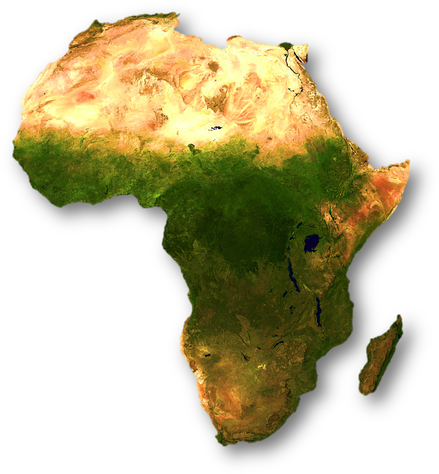 Africa - Africa At A Glance Clipart (927x994), Png Download