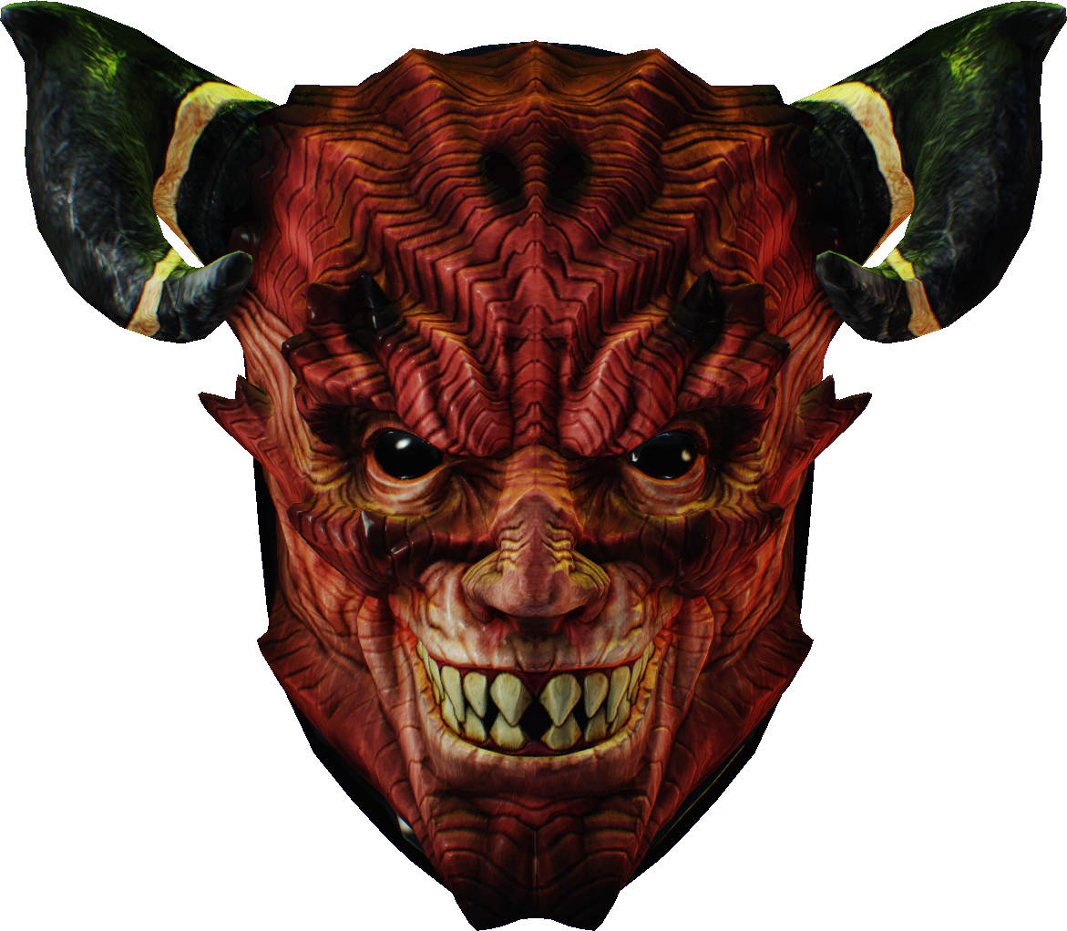Payday 2 Devil Mask Clipart (1171x1022), Png Download