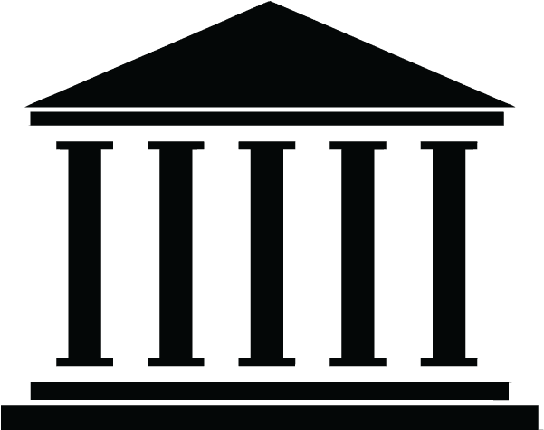 Court House - Roman Temple Clipart (750x750), Png Download