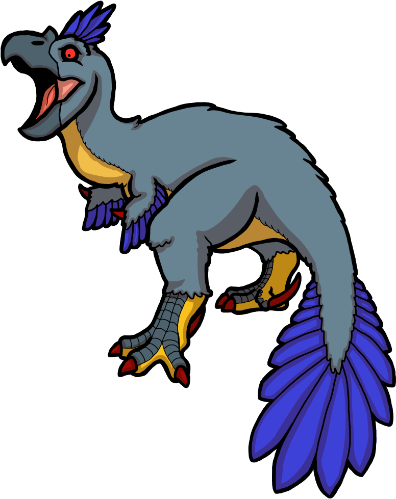 Atom Bonus Kaiju File - Kaiju Terror Bird Clipart (833x1000), Png Download