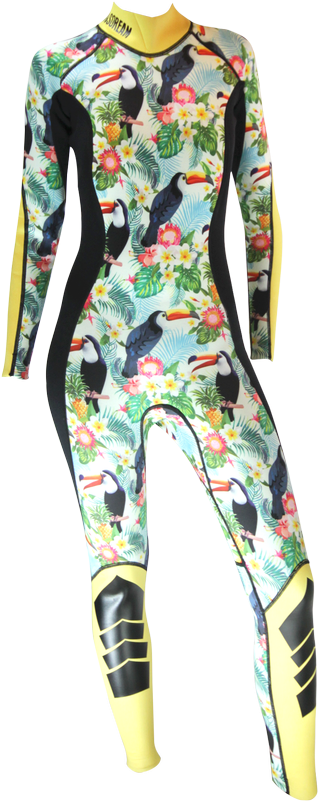 Scream Subtropica 3mm Wetsuit Female - Women Wetsuit 7mm Clipart (1024x1024), Png Download