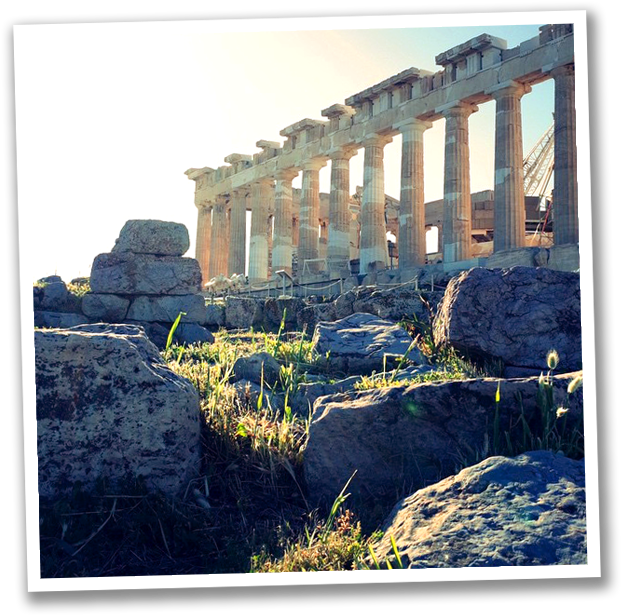 Engage Greece - Ancient Greek Temple Clipart (658x656), Png Download