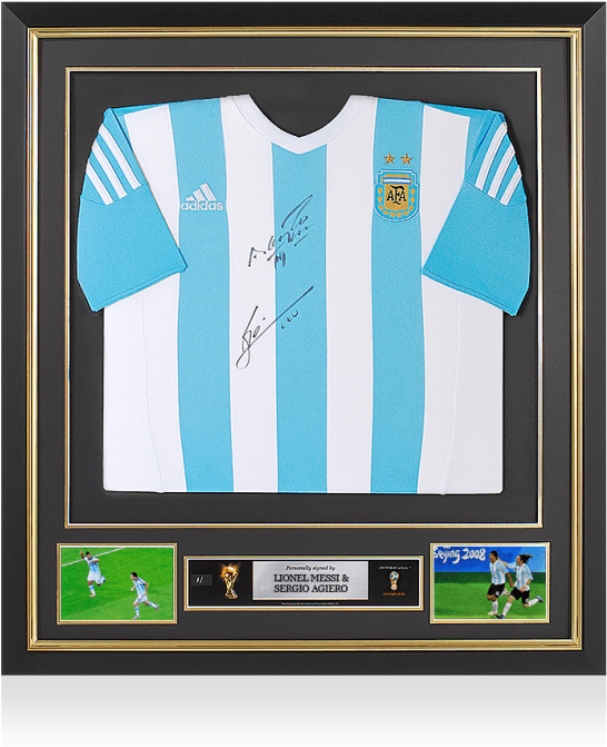 Lionel Messi & Sergio Aguero Official Fifa World Cup™ - Picture Frame Clipart (700x700), Png Download