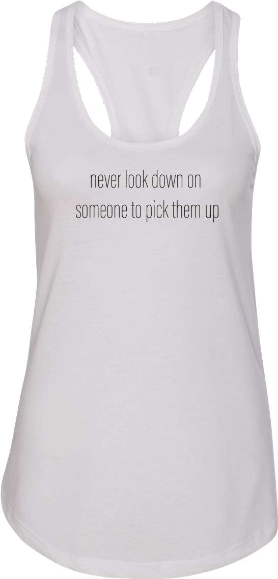 Click - Next Level White Tank Tops Png Clipart (1000x1250), Png Download