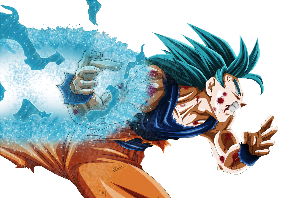 {name} Merci Pour Tes €{amount} - Goku Blue Full Power Clipart (1024x681), Png Download