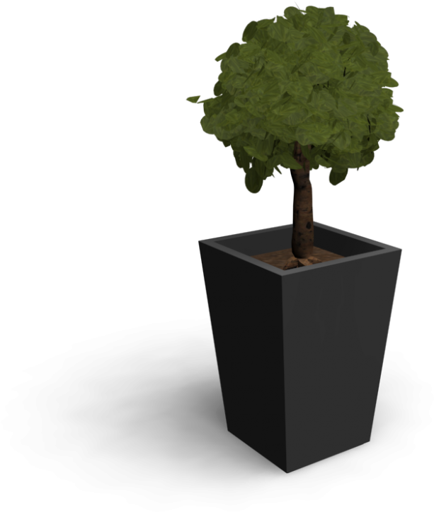 Indoor Plant - Flowerpot Clipart (1000x1000), Png Download