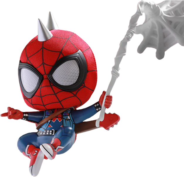 Marvel's Spider Man - Spiderman Punk Cosbaby Clipart (700x620), Png Download