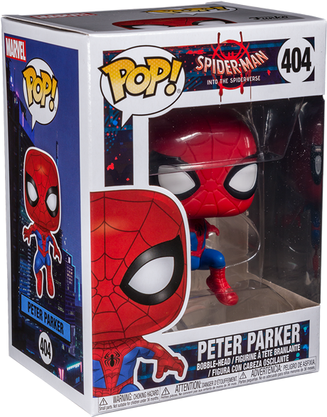 Spider Man Into The Spider Verse - Funko Spider Man Into The Spider Verse Clipart (600x600), Png Download