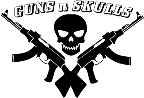 Buffalo Wild Wings Logo Transparent - Guns N Skulls Clipart (555x555), Png Download