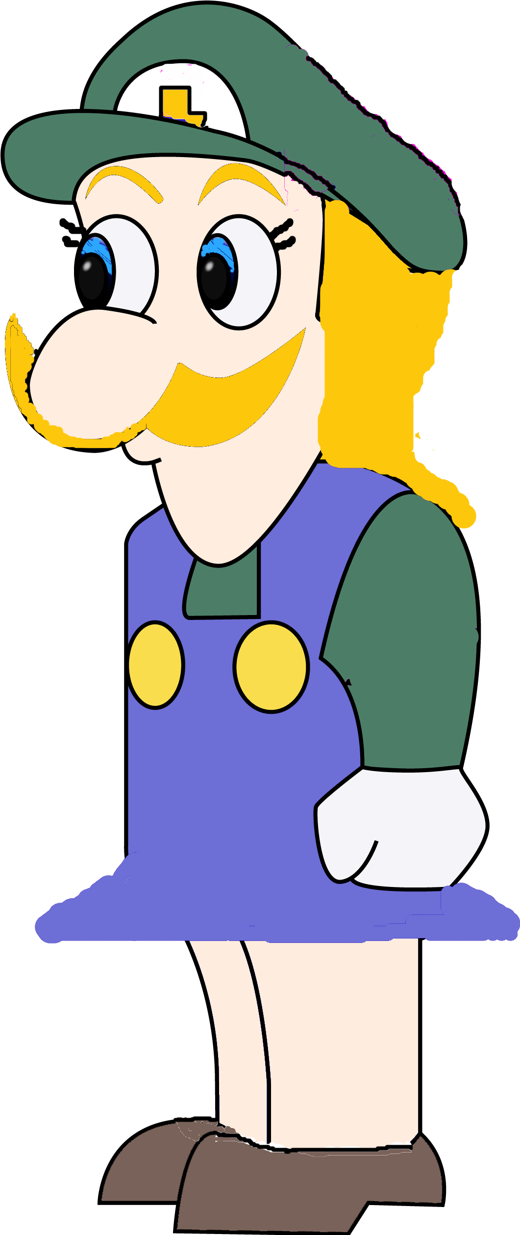 Female Weegee Clone Type Weegeepedia - Weegee Stare Clipart (1170x2517), Png Download