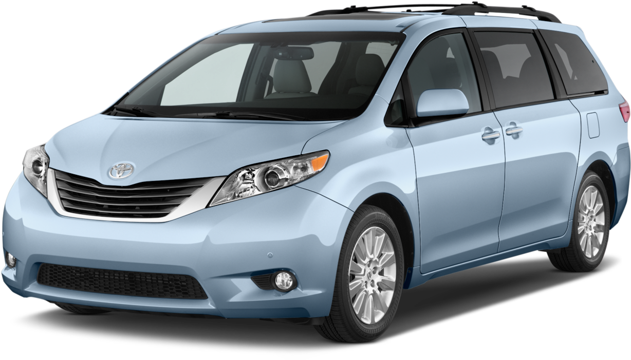 Minivan Png - 2015 Toyota Sienna Clipart (1360x903), Png Download