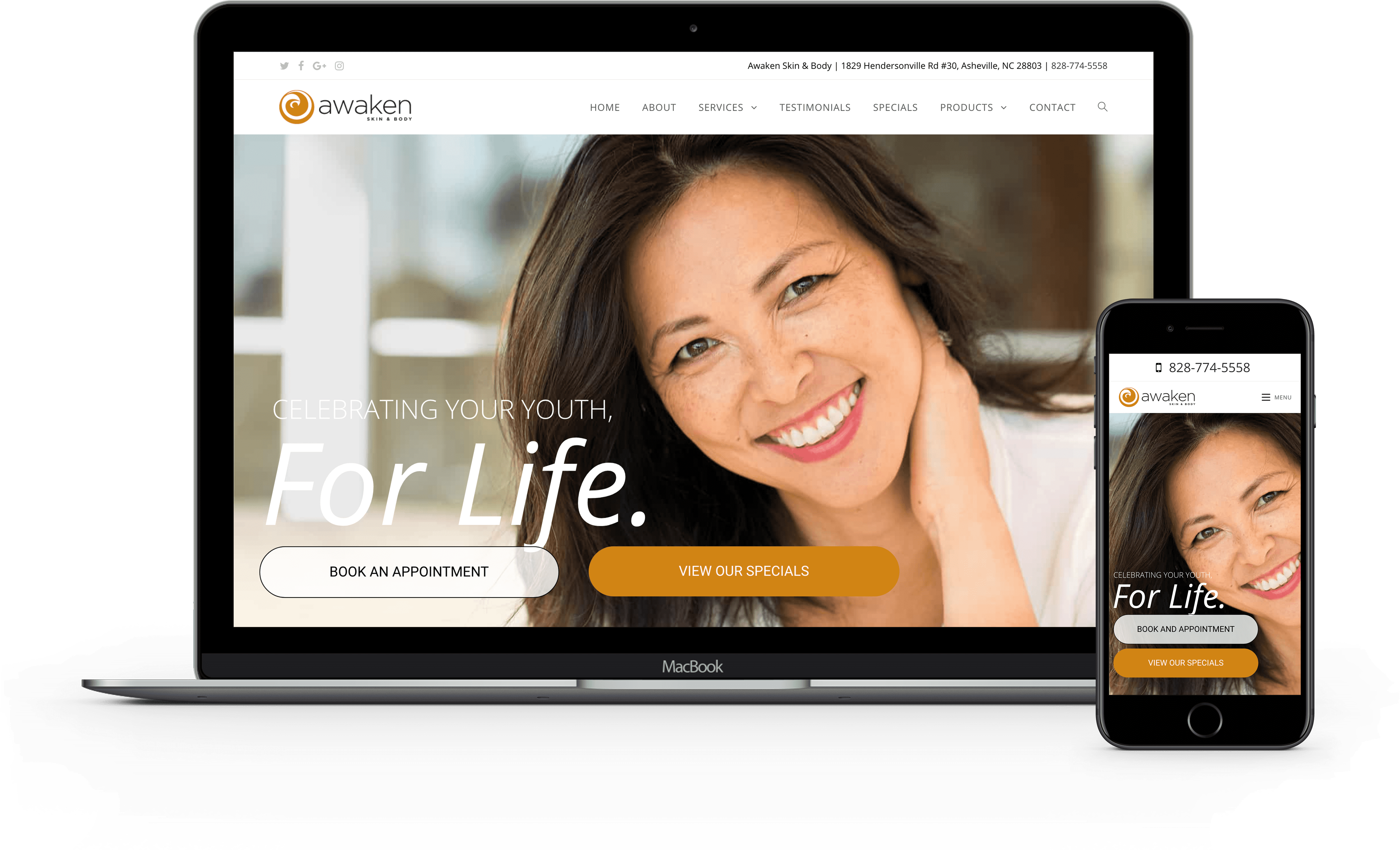 Awaken Skin & Body - Smartphone Clipart (5000x3400), Png Download