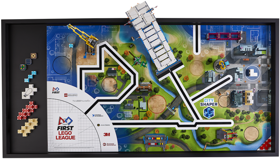 Lego Face Png - First Lego League 2019 2020 Clipart (983x557), Png Download