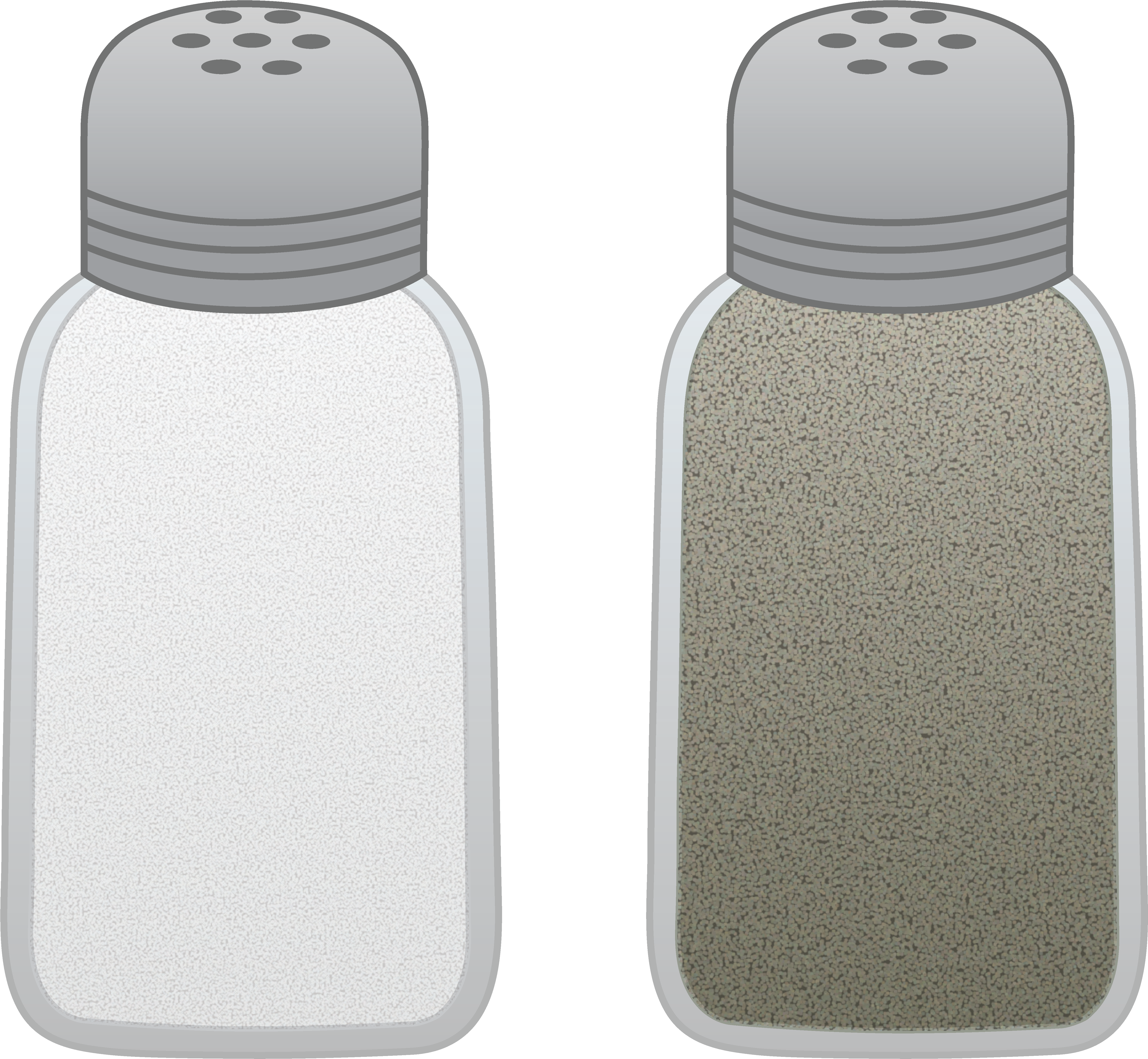 Salt And Pepper Shakers - Salt And Pepper Shaker Clipart - Png Download (5413x4998), Png Download