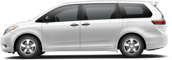 2017 Sienna - Toyota Sienna No Background Clipart (864x477), Png Download
