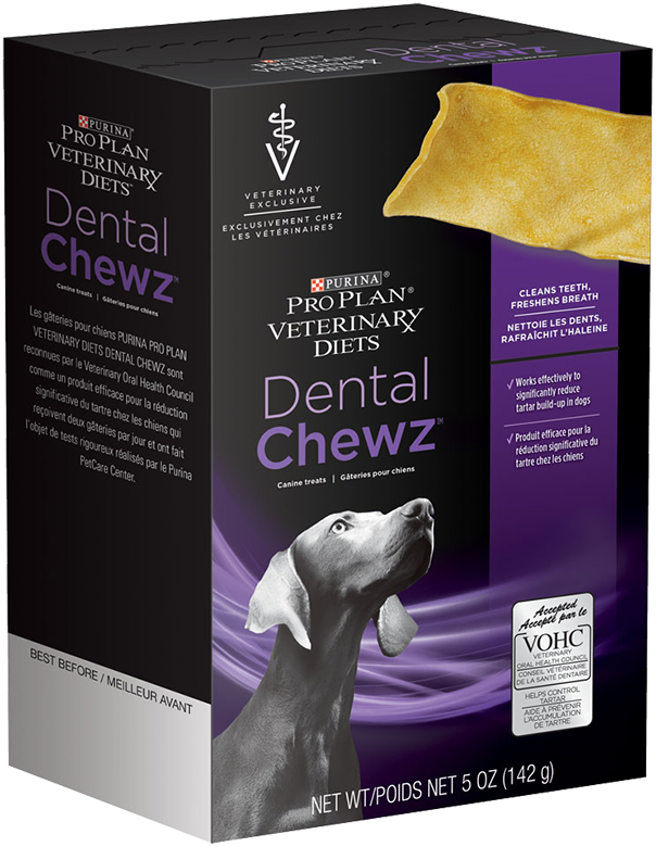 Roll Over Image To Zoom - Purina Pro Plan Veterinary Diets Ppvd Dental Chewz Clipart (604x780), Png Download