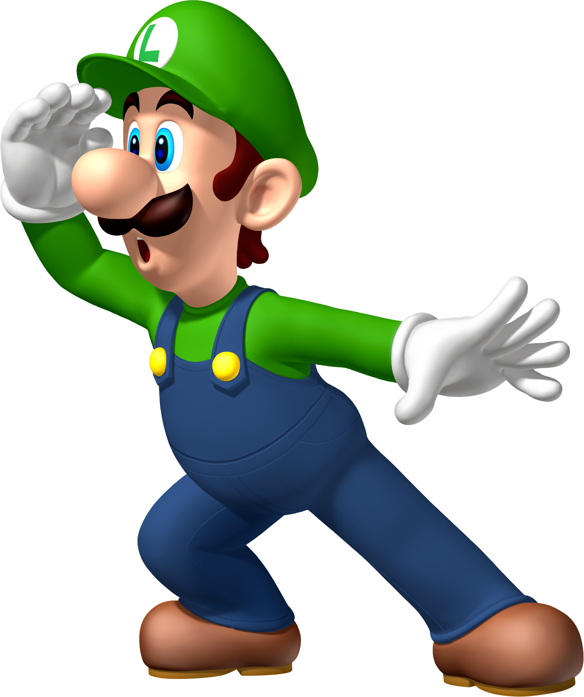 Luigi's Mansion, Mario Birthday Party, Mario Party, - Mario Party 8 Luigi Clipart (1933x2305), Png Download